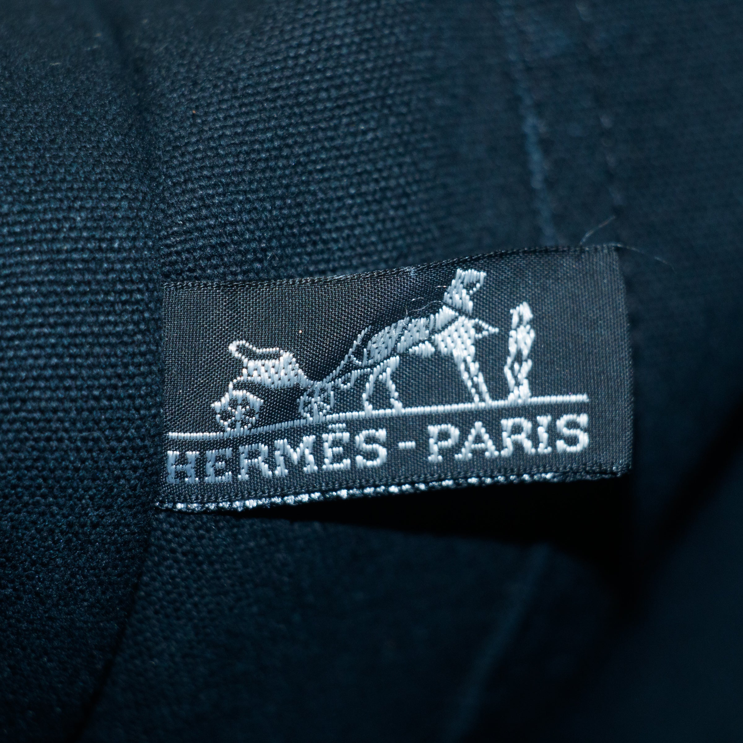 Hermes Fourre Toout Canvas Black Tote #5236