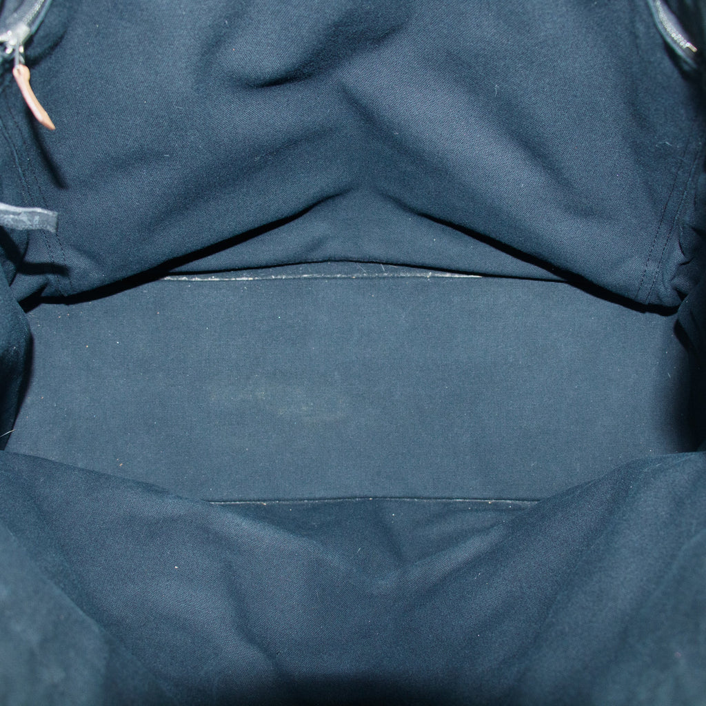 Hermes Fourre Toout Canvas Black Tote #5236