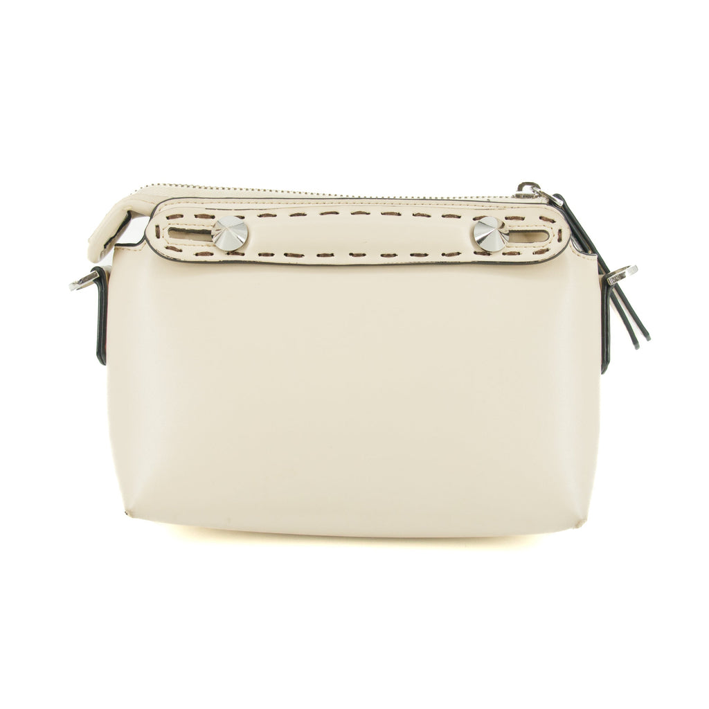 Fendi Mini By The Way Leather White Crossbody Bag #5366