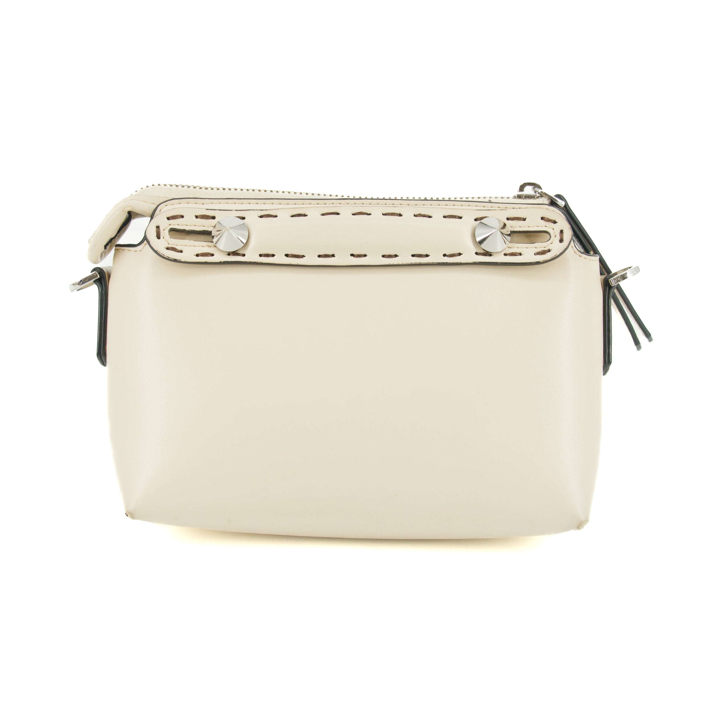 Fendi Mini By The Way Leather White Crossbody Bag #5366
