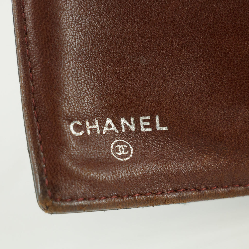 Chanel CC Matelasse Quilted Black Lambskin Wallet  #5759