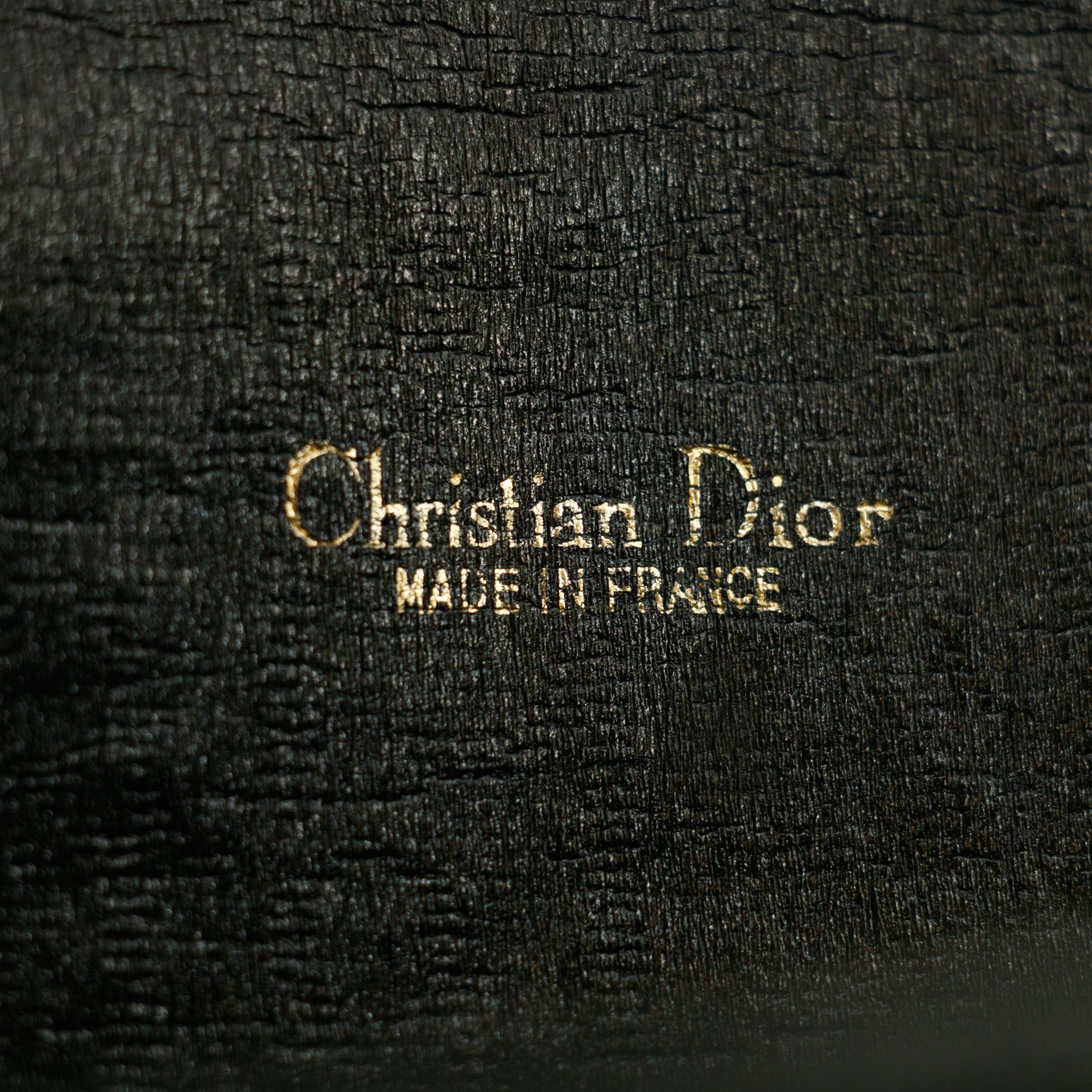 Christian Dior Monogram Canvas Navy Clutch #5873