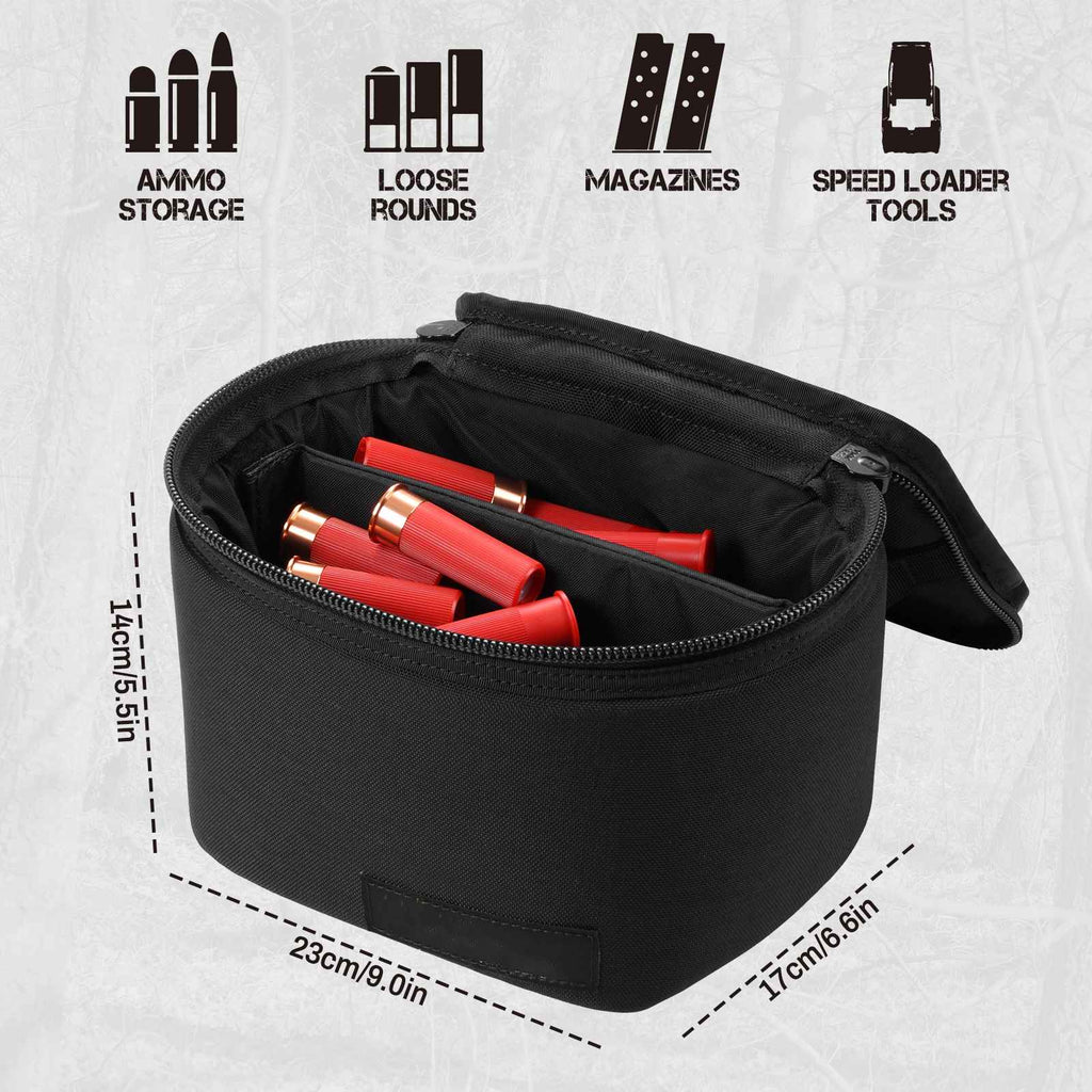 Tactical Ammo Bag, Ammos Transportation Bag for Pistol Rifle and Shotgun Range