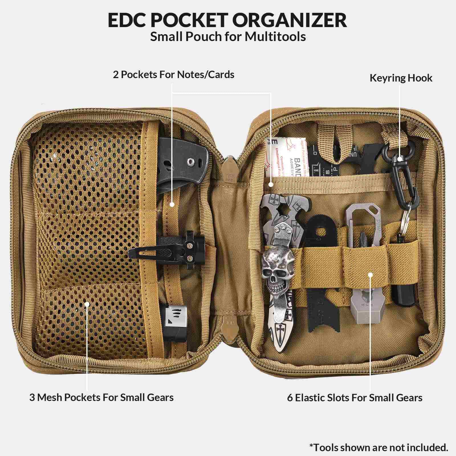 EDC Pouch Tool Pocket Organizer Molle Tool Pouch
