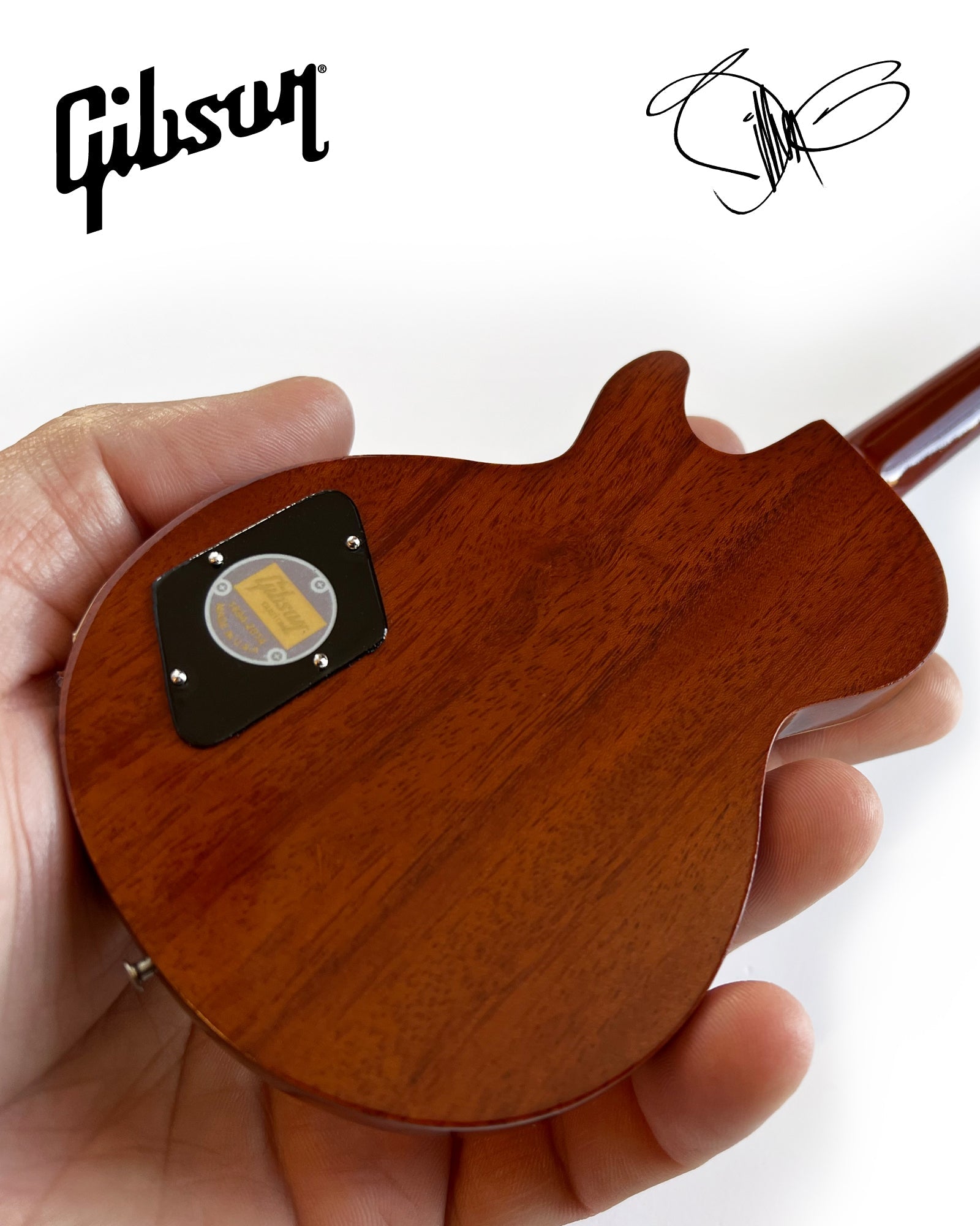 Billy F Gibbons "Pinstripe" Gibson Les Paul Goldtop Mini Guitar Model