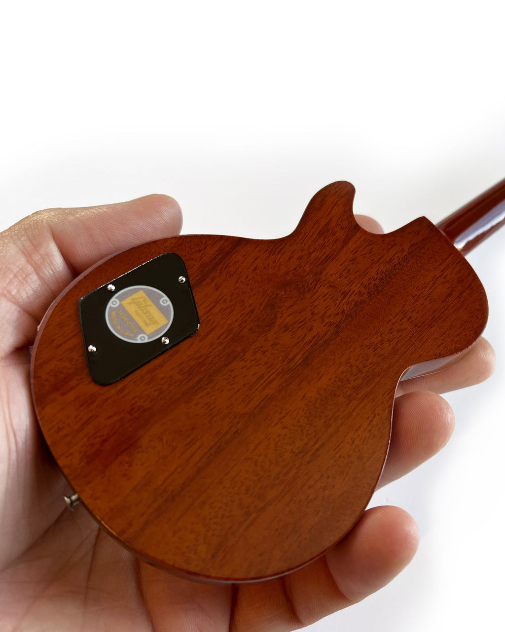 Billy F Gibbons AUTOGRAPHED "Pinstripe" Gibson Les Paul Goldtop Mini Guitar Model