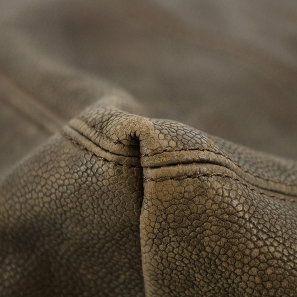 Chanel Brown Caviar Skin CC Chain Shoulder Bag Large #6045