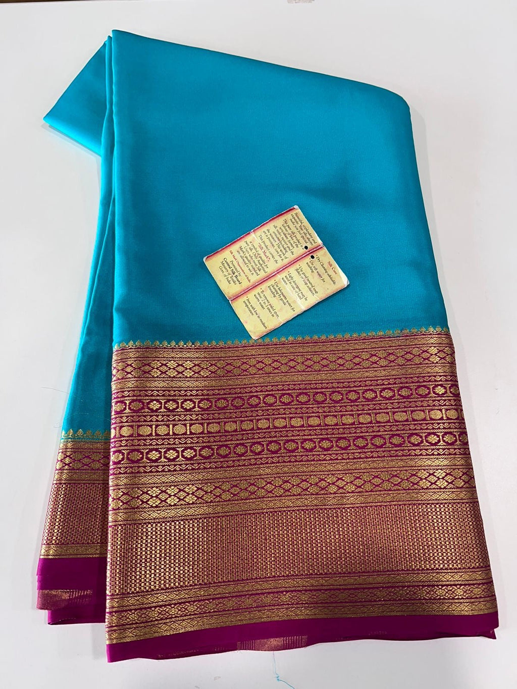 120gm Thickness Pure Mysoore Silk Saree
