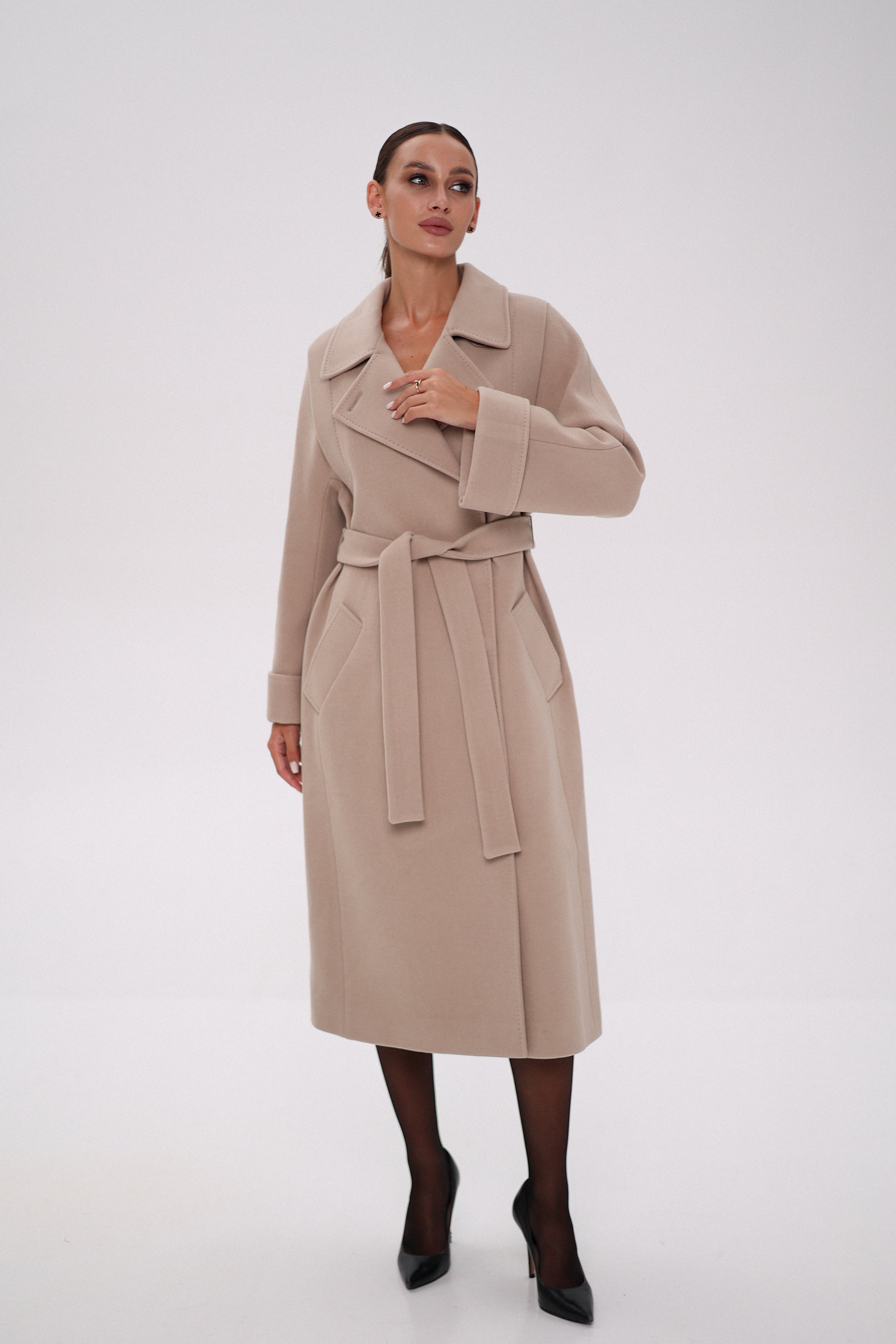 Florence Classic Cashmere Wool Blend Overcoat