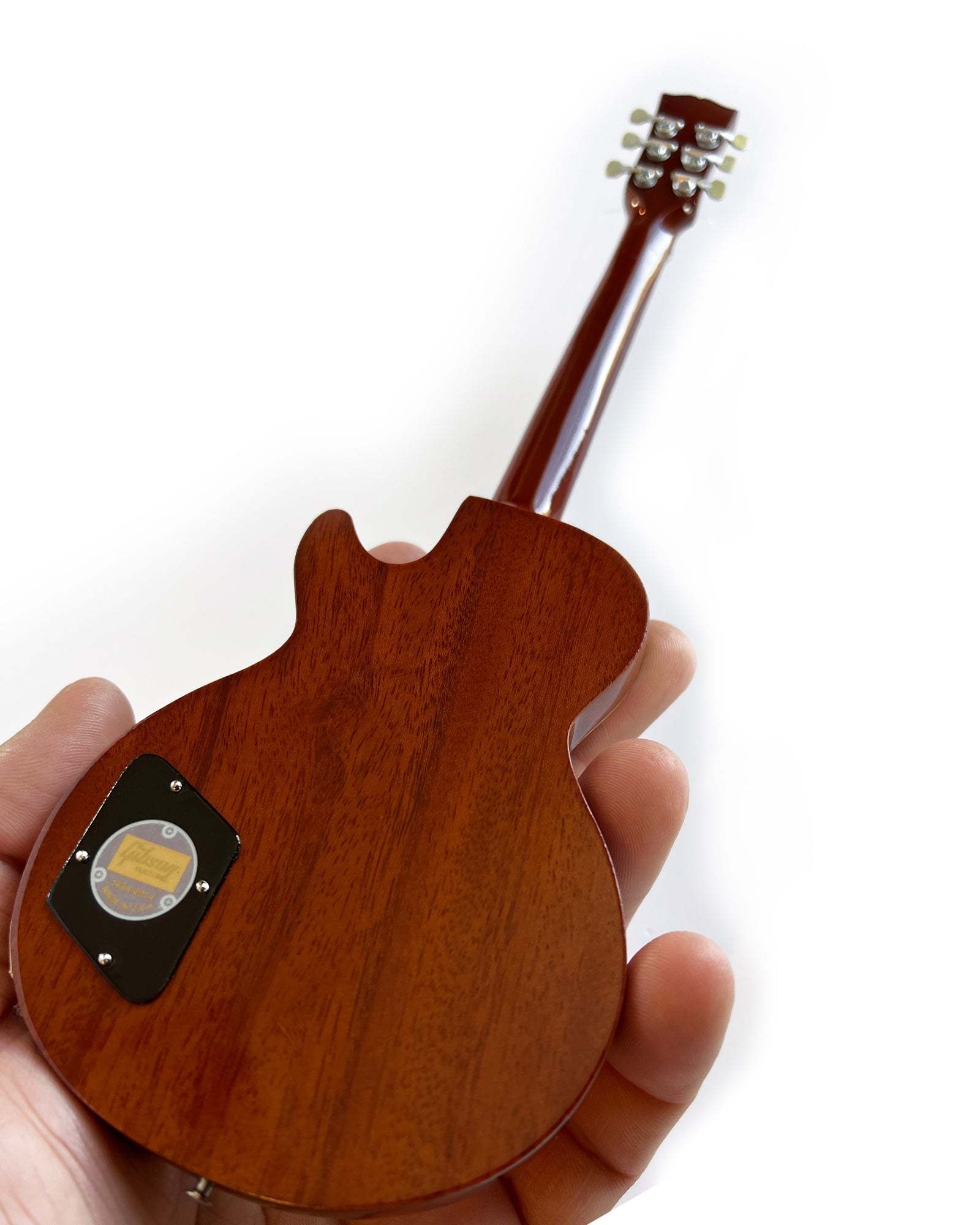 Billy F Gibbons AUTOGRAPHED "Pinstripe" Gibson Les Paul Goldtop Mini Guitar Model