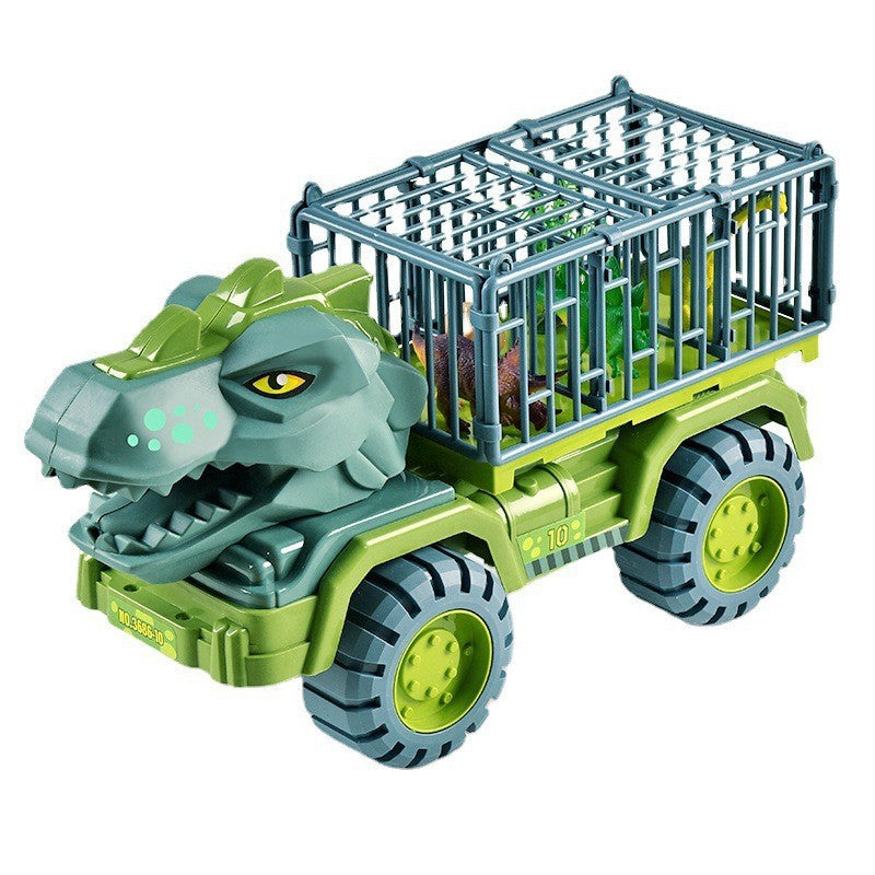 Dinosaur Transporter Children's Toy Set Tyrannosaurus Rex  Car Solid Dinosaur Fall Resistant