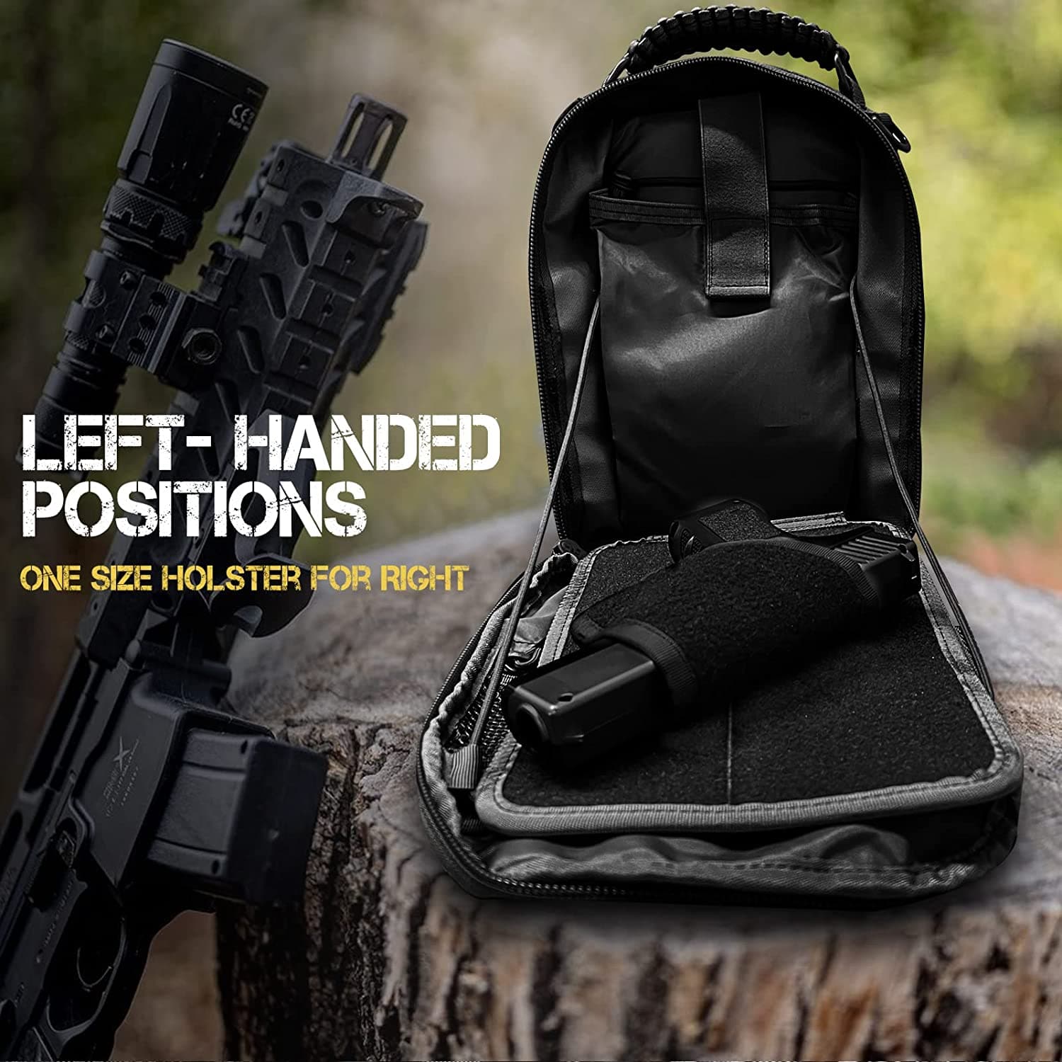 Concealed Carry Tactical Sling Bag For Range And Travel
