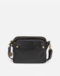 Vintage Three Layer Leather Messenger Women Bag