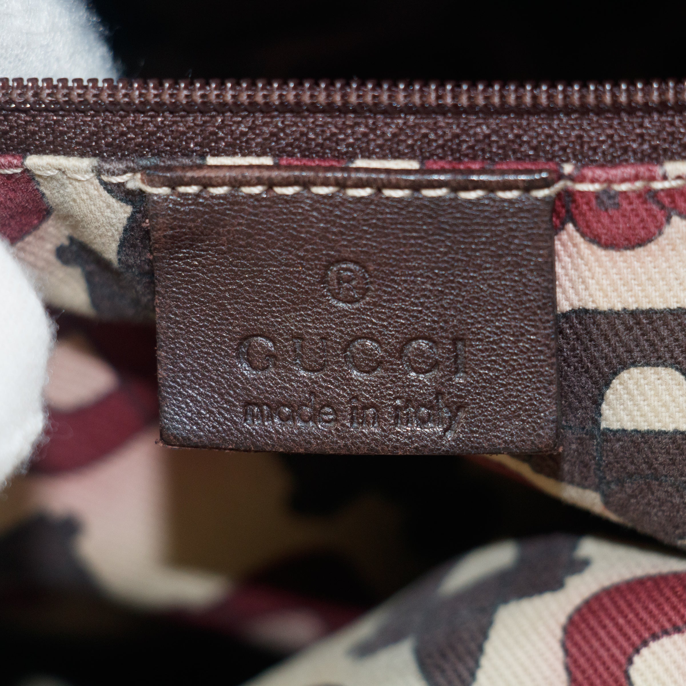 Gucci Brown Abby Guccisima Leather Crossbody Bag #7706