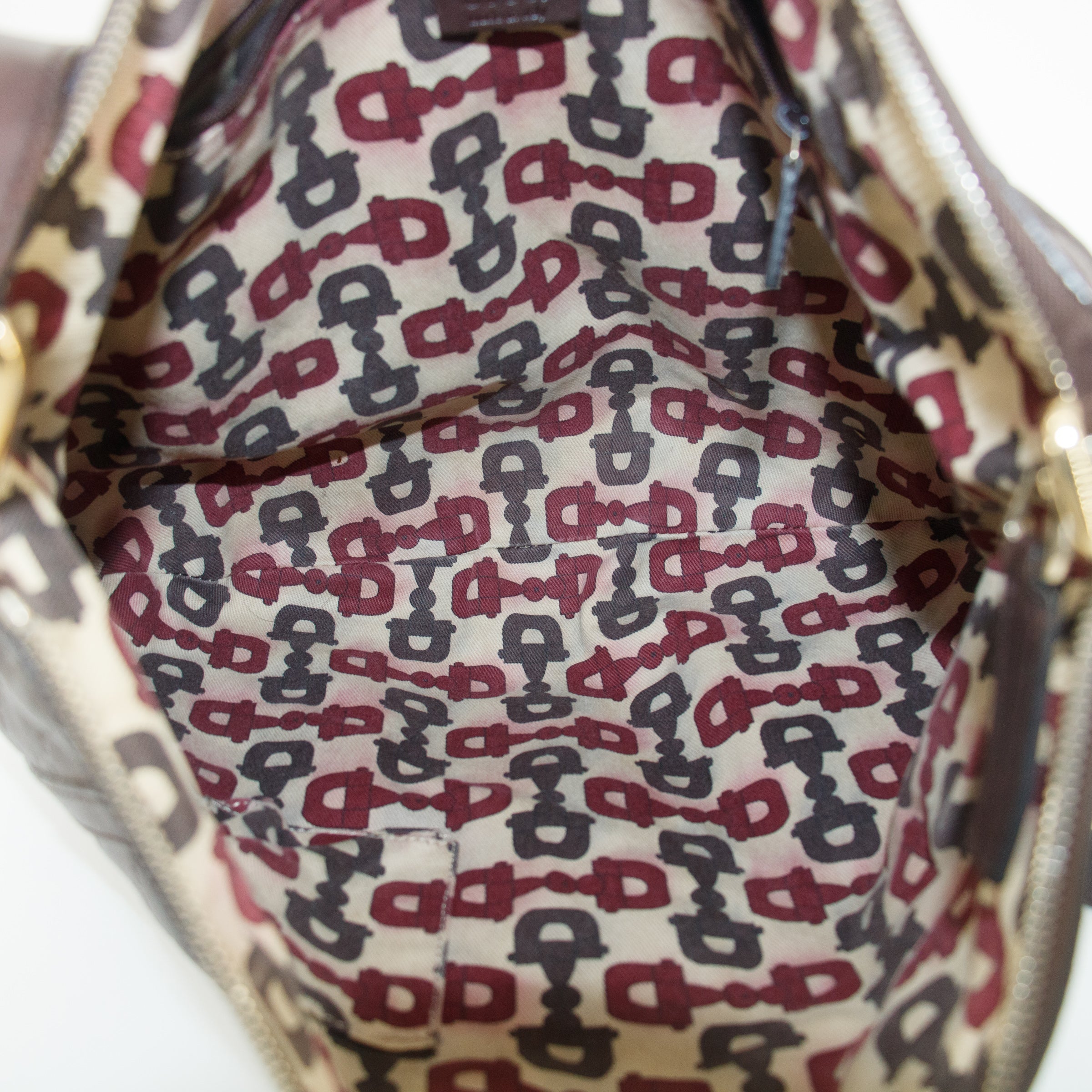 Gucci Brown Abby Guccisima Leather Crossbody Bag #7706