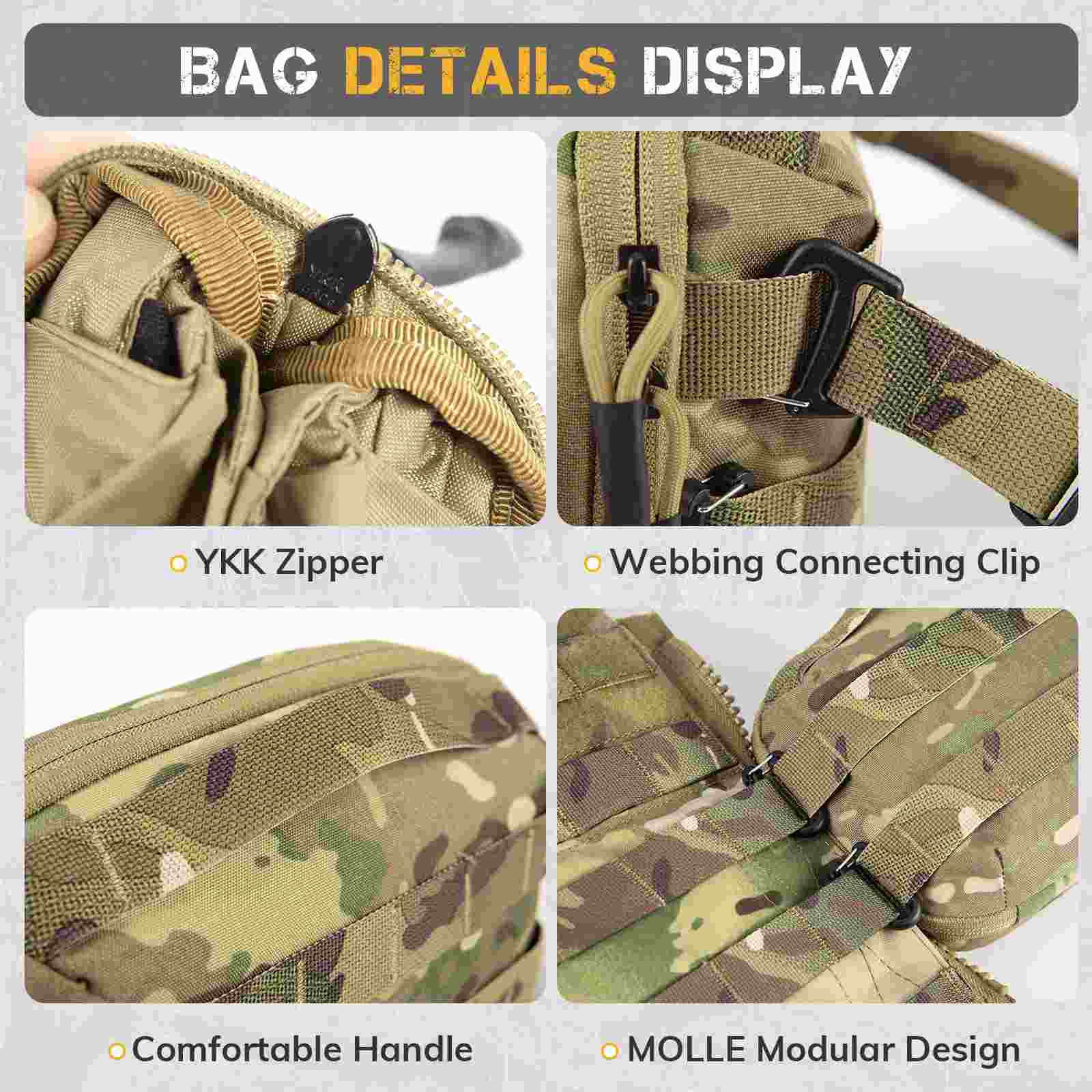 Votagoo Electronic Organizer Accessory Tech Pouch for MacBook Charger, Cord Organizer Travel Storage Bag