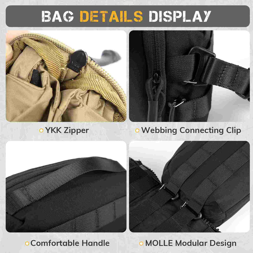 Votagoo Electronic Organizer Accessory Tech Pouch for MacBook Charger, Cord Organizer Travel Storage Bag