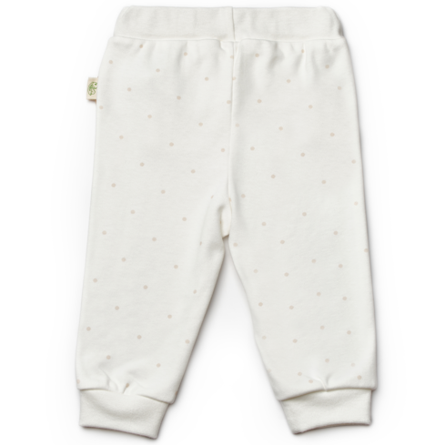 Ecru Polka Dot Pants Organic