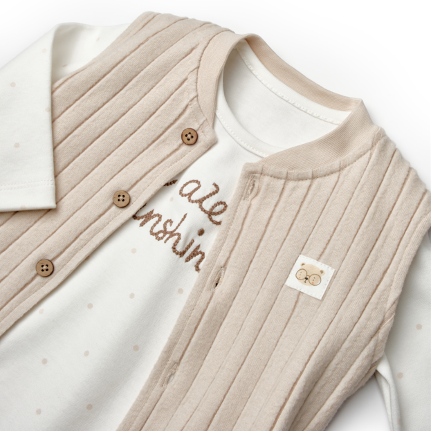 Teddy 3 Pcs Set 100% Organic Cotton