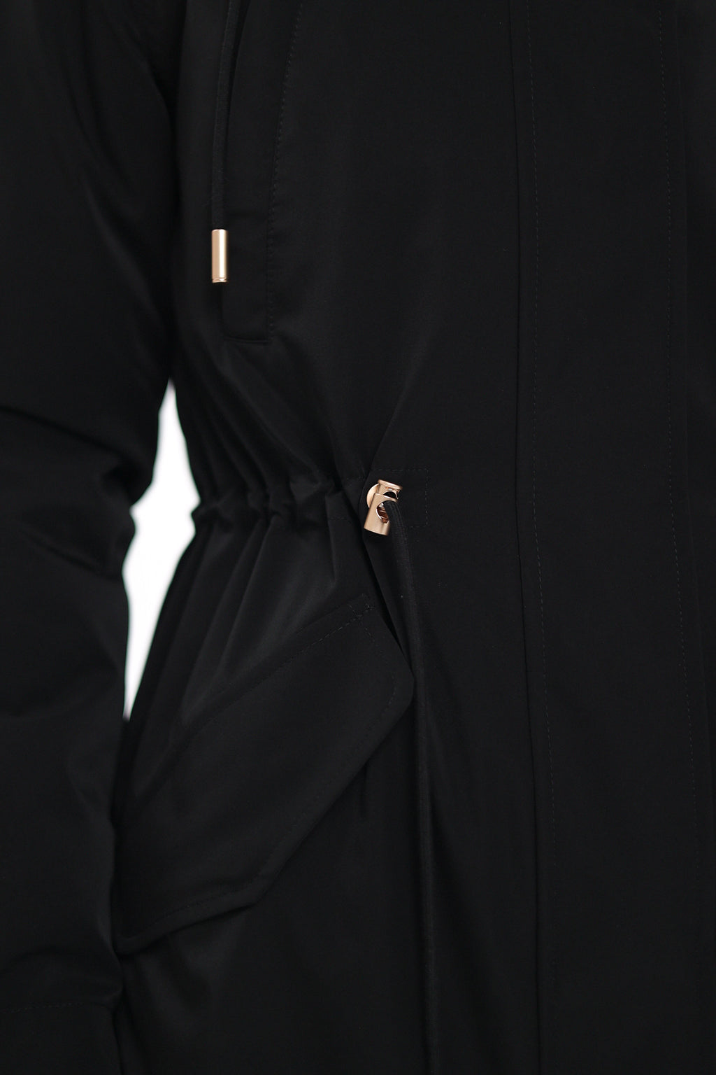 Genuine Scandinavian Mink Fur Parka with Rabbit Fur Insulation