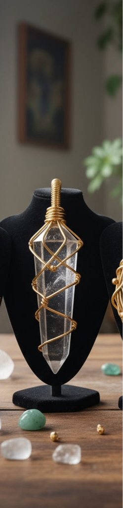 Gold Plated Non Tarnishing Wire Wrapped Custom Necklace