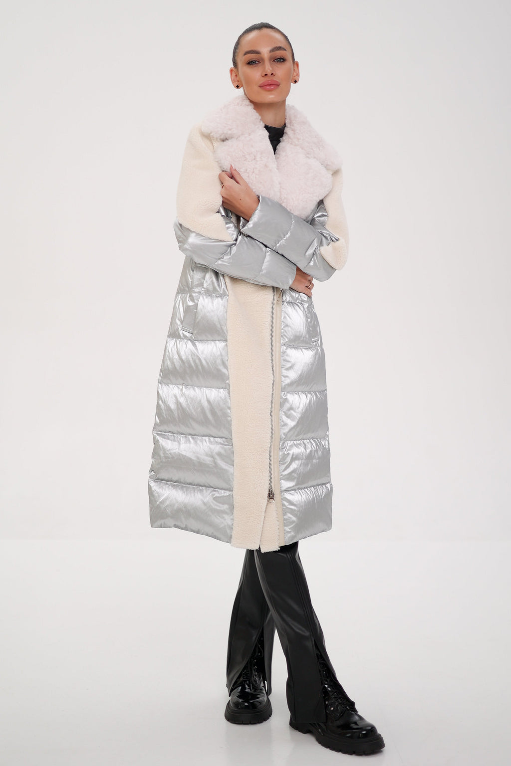 Kalgan Trim Down Long-line Coat