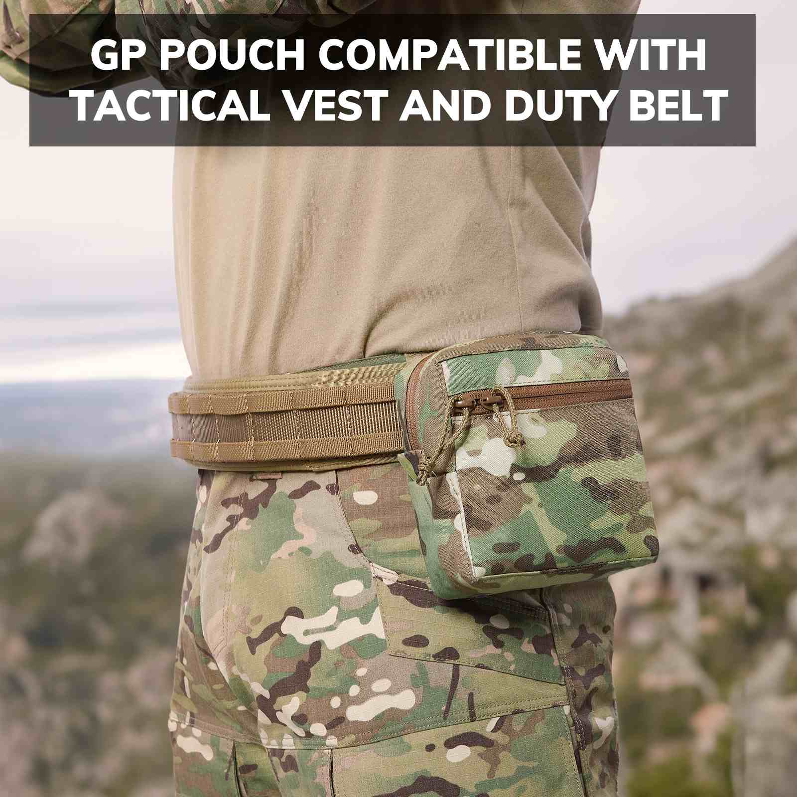 Votagoo GP Pouch MOLLE General Purpose Admin Pouches Small Utility EDC Pouch