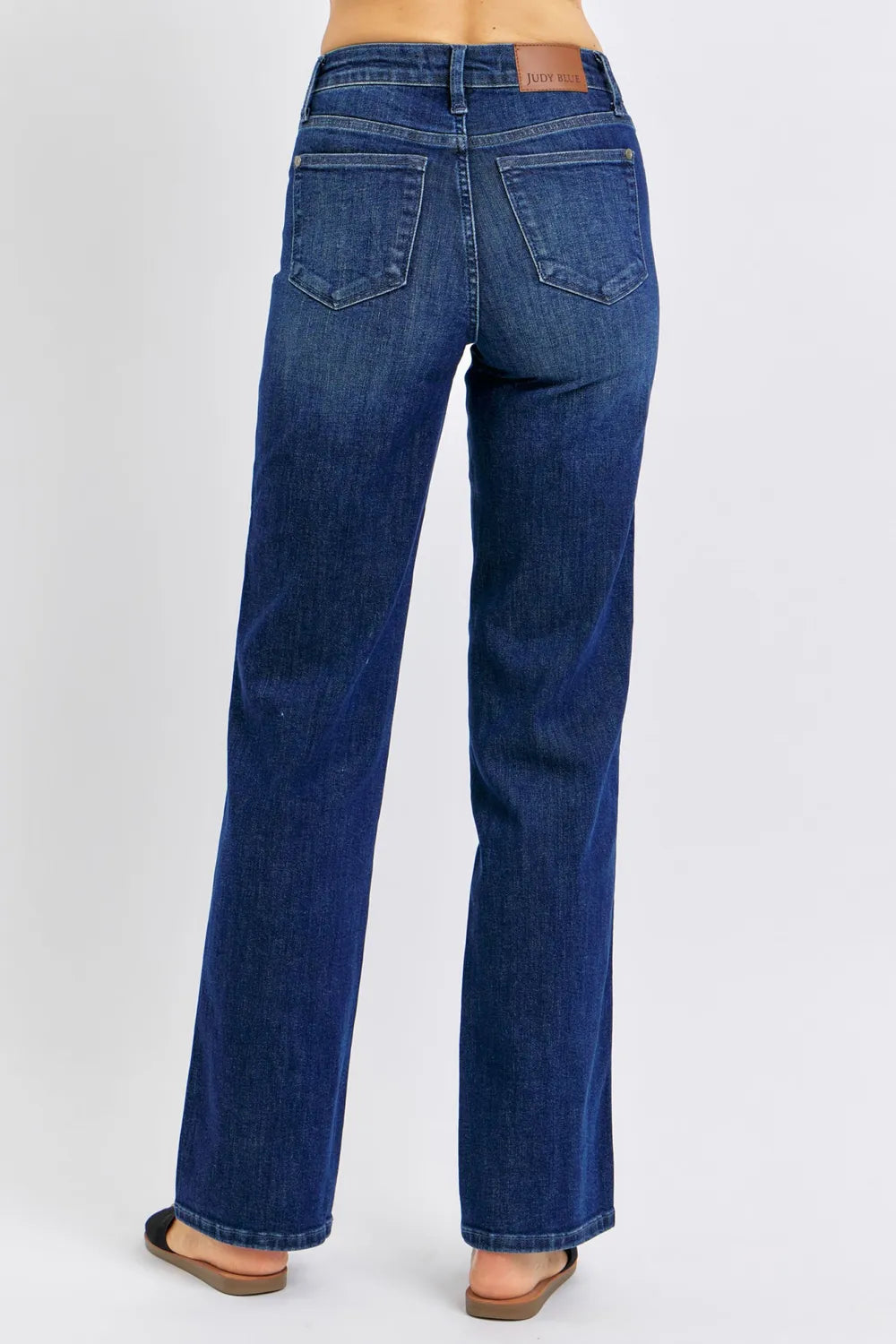 Judy Blue Full Size Tummy Control Straight Women Jeans Plus Size