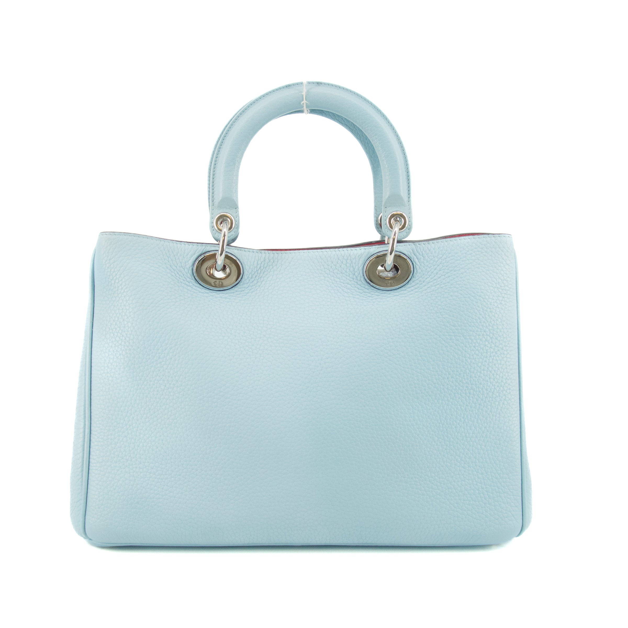 Christian Dior Diorissimo Blue Leather Shoulder Bag #9231