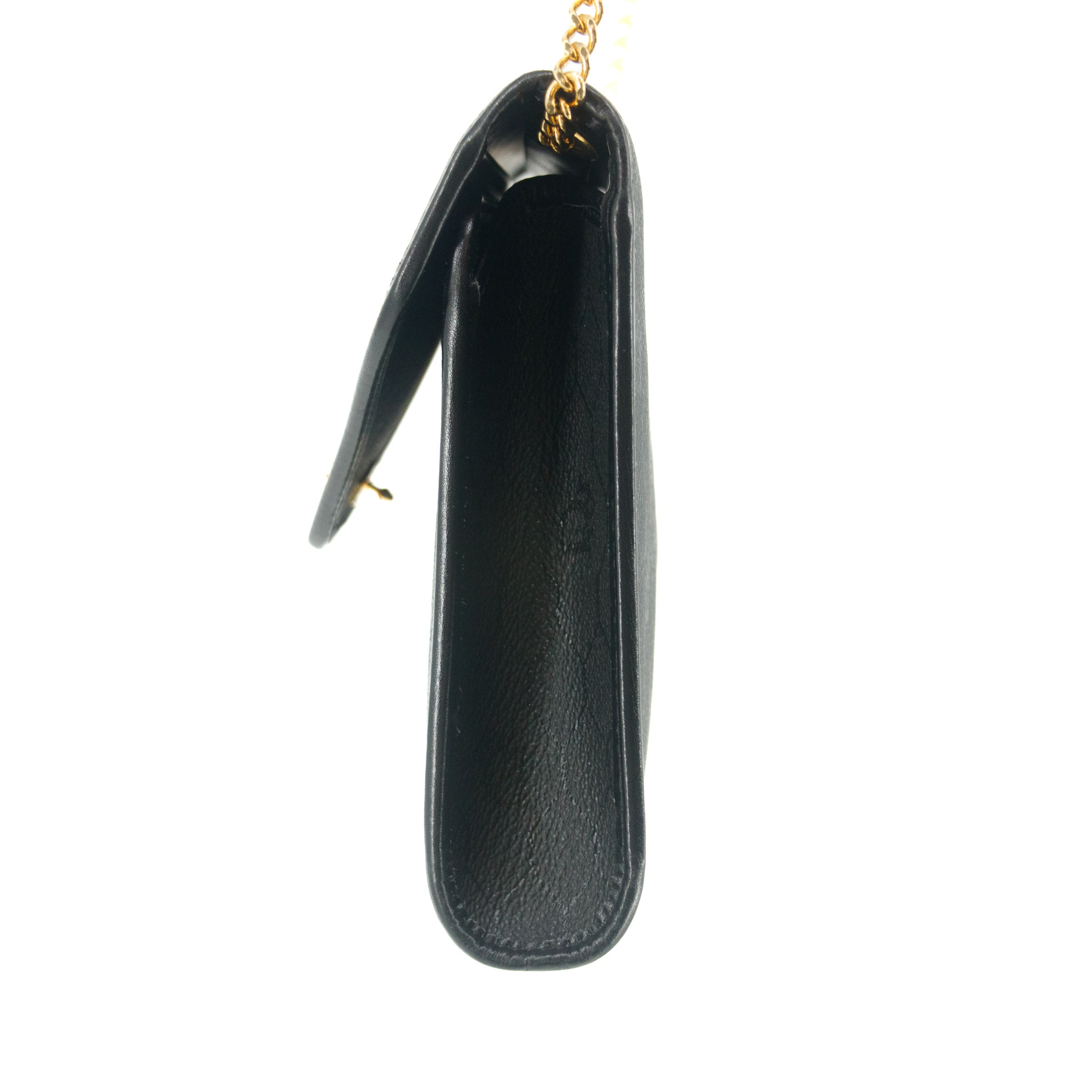 Christian Dior Black Honeycomb PVC Crossbody Bag #9257