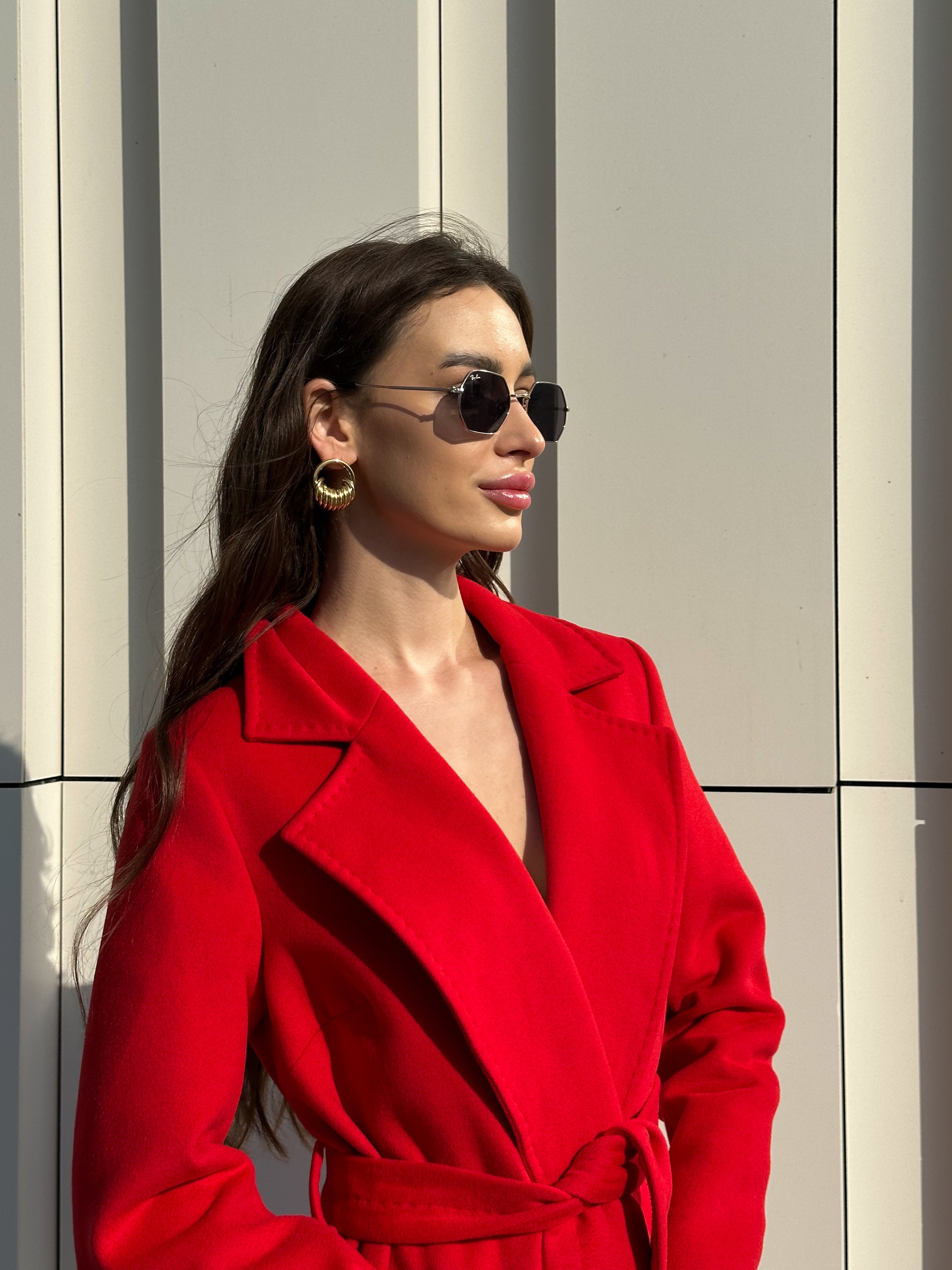 Astoria Classic Wraparound Wool Blend Overcoat