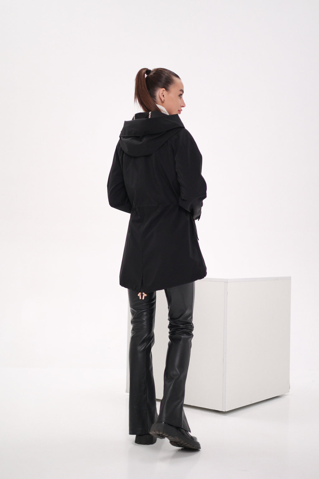 Genuine Scandinavian Mink Fur Parka with Rabbit Fur Insulation