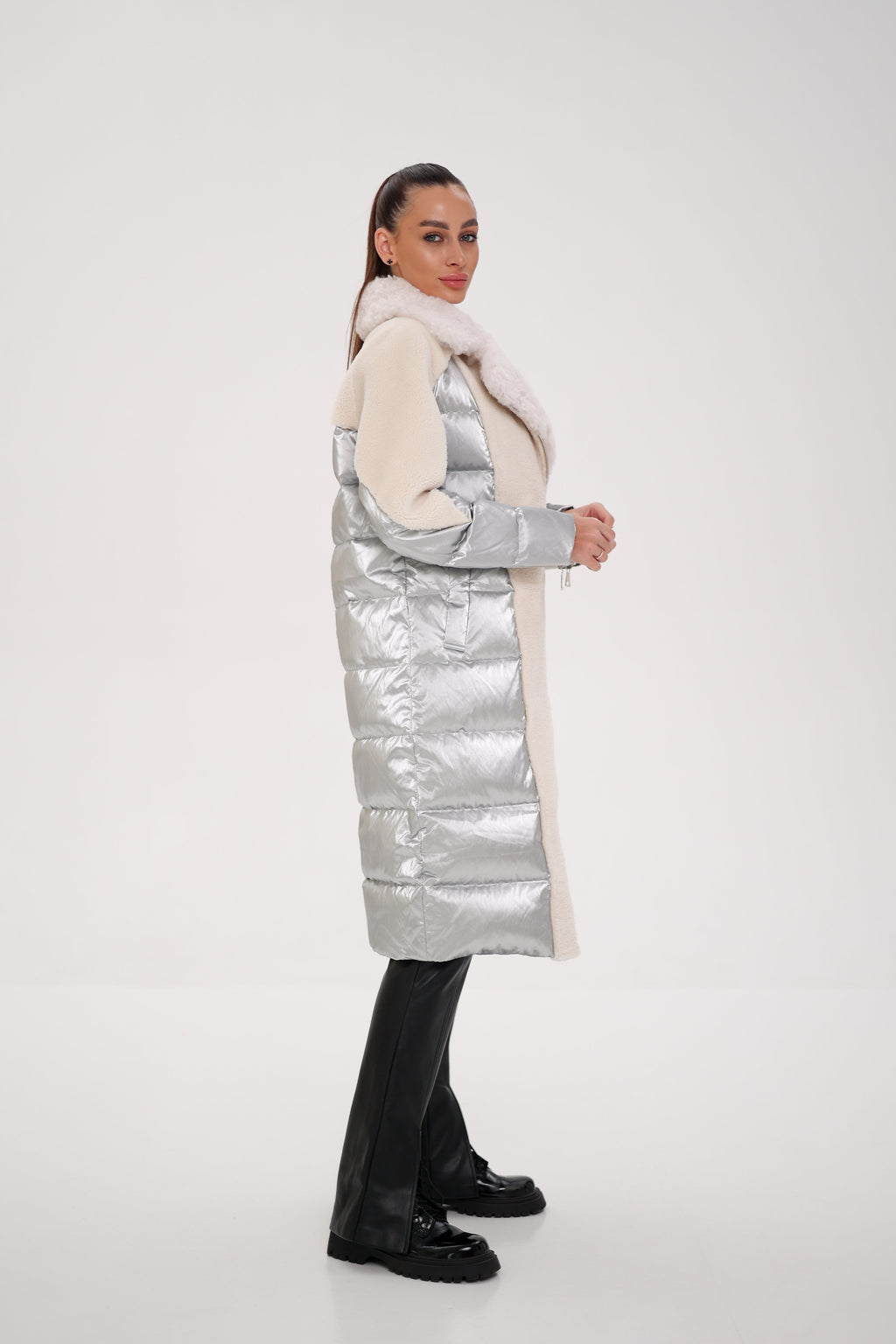 Kalgan Trim Down Long-line Coat