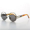 Futuristic Oval Sunglass with Double Eyelid - Ace