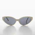 Shallow Lens Extreme Cat Eye Sunglass - Alexa
