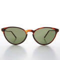 Women's Round Cat Eye Sunglass with Keyhole Bridge - Allie