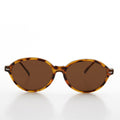 Women's Large Oval Glamour Vintage Sunglass - Alma