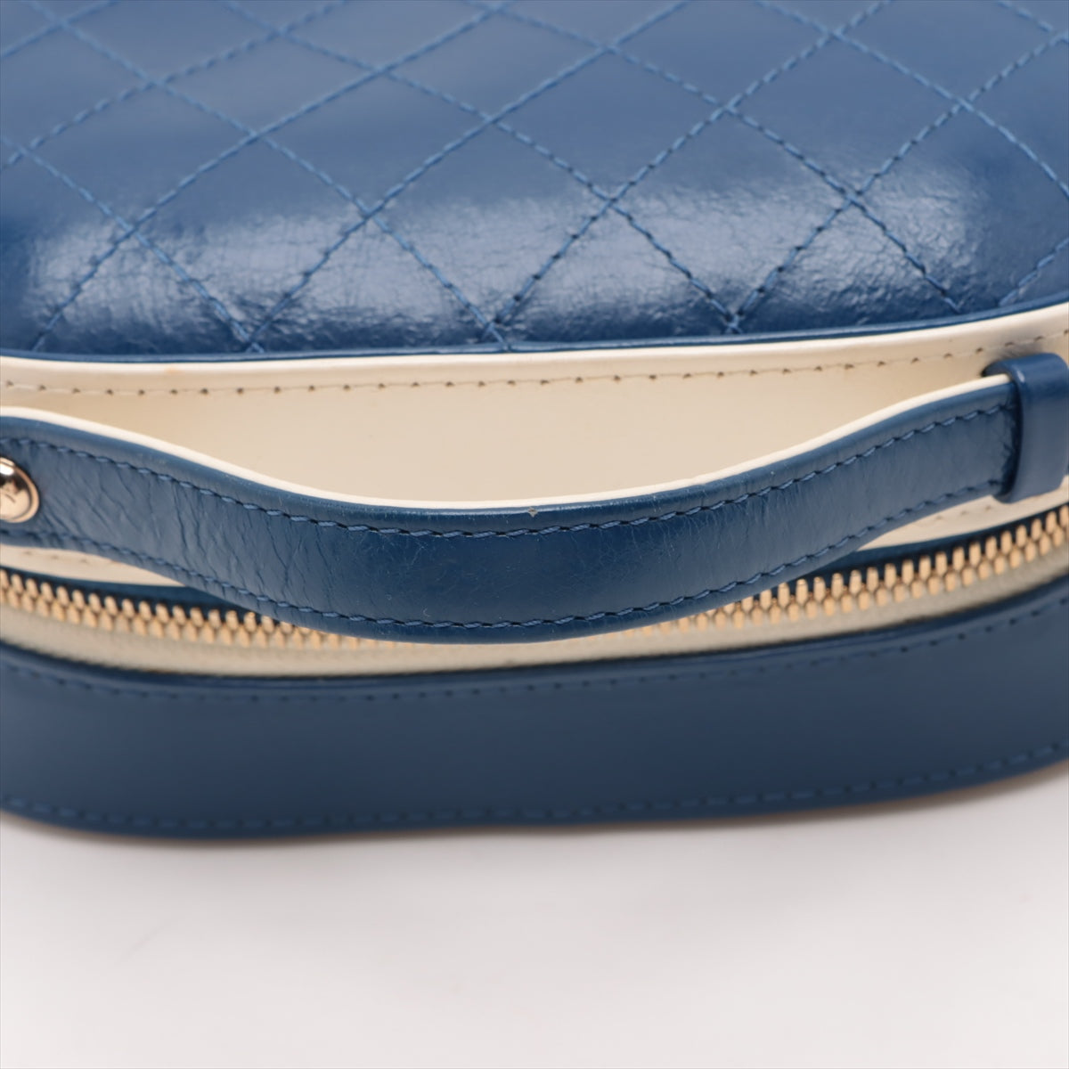 Chanel Matelasse Leather 2 Way Shoulder Bag Blue x White Gold Metal Fittings 27149464 -SKU #2347