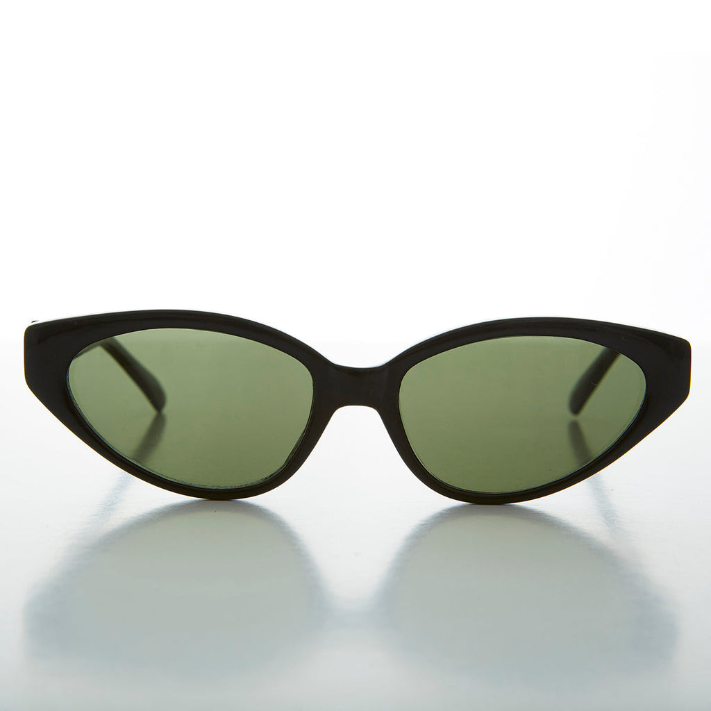 Punk Rocker Oval Cat Eye Vintage Women's Sunglass - Audrey