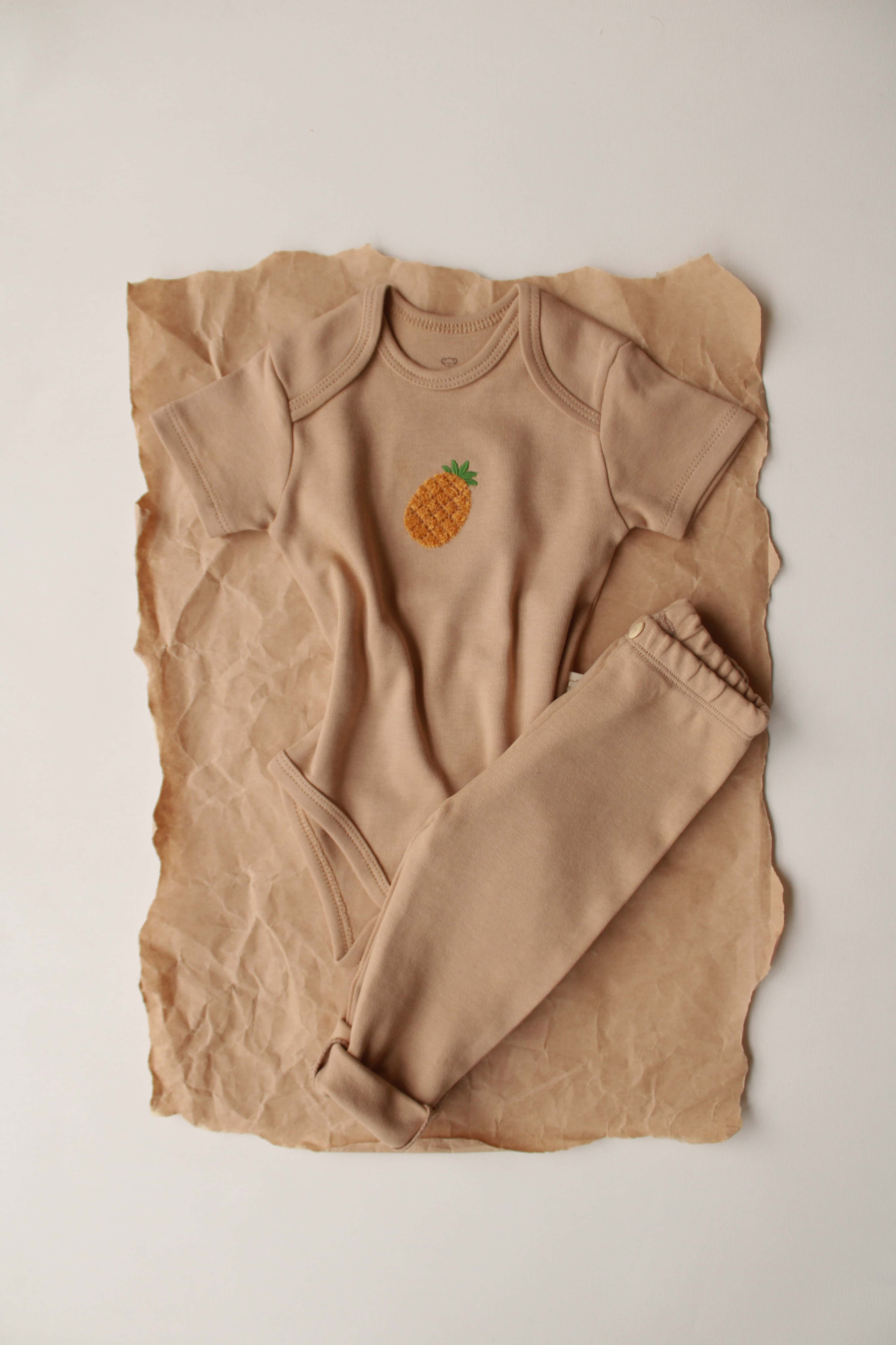Pineapple Short Sleeve-Pant Set
