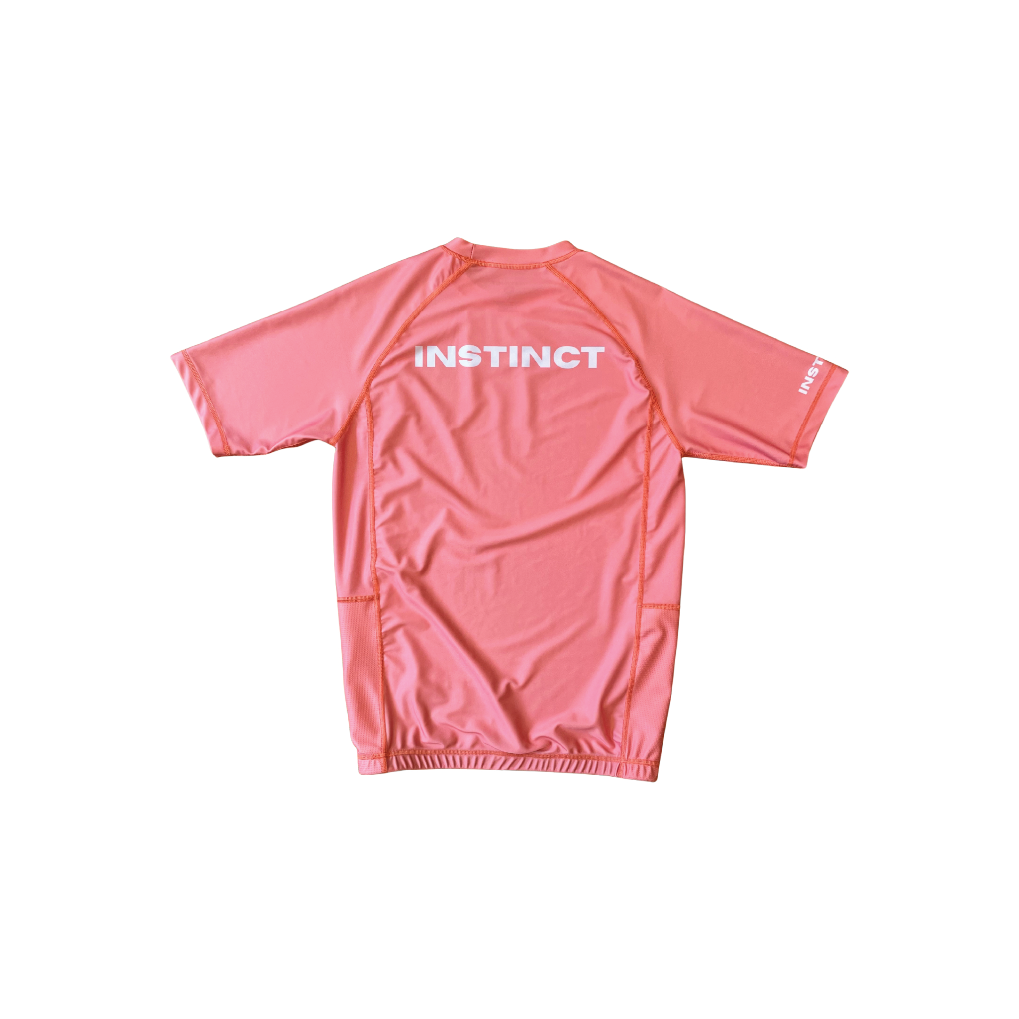 CORE SERIES SHORT SLEEVE RASH GUARD - SALMON