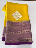 120gm Thickness Pure Mysoore Silk Saree