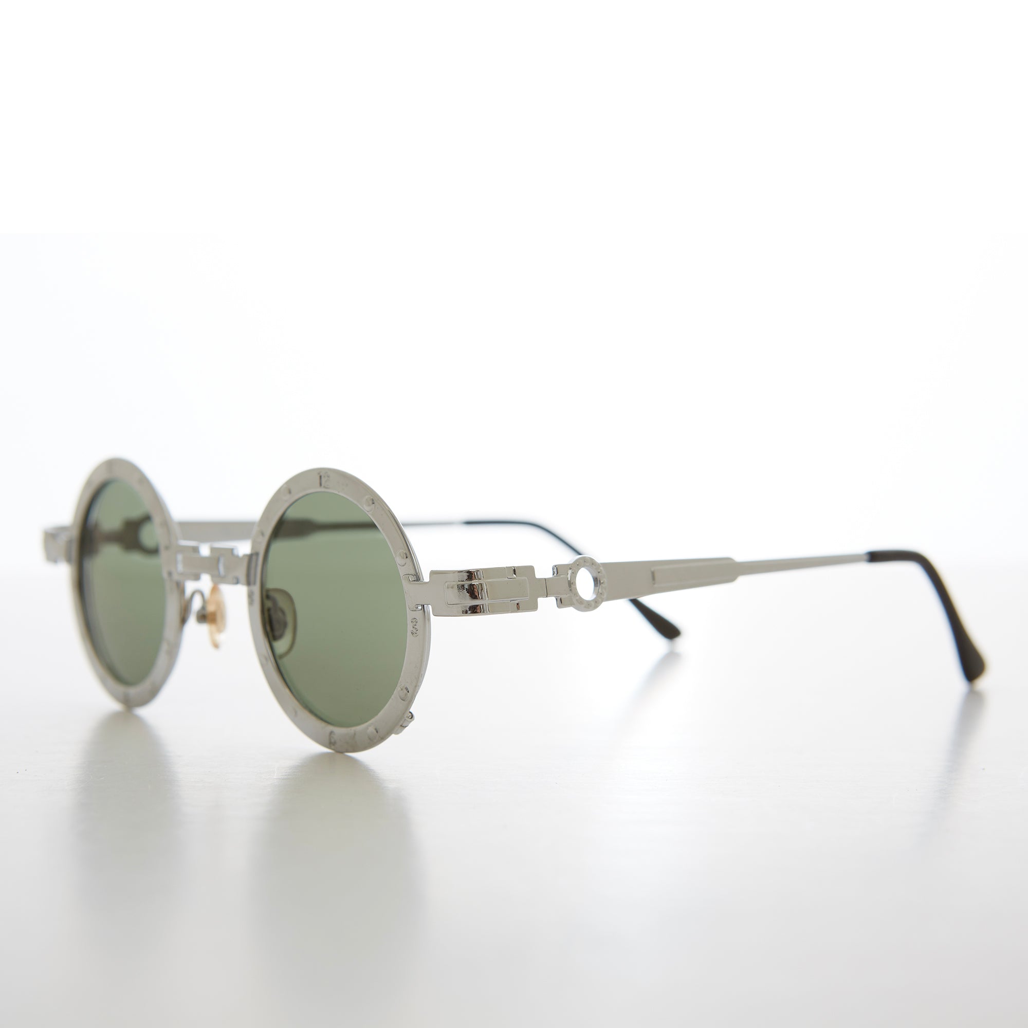 Small Round Boho Vintage Sunglasses - Buzzer