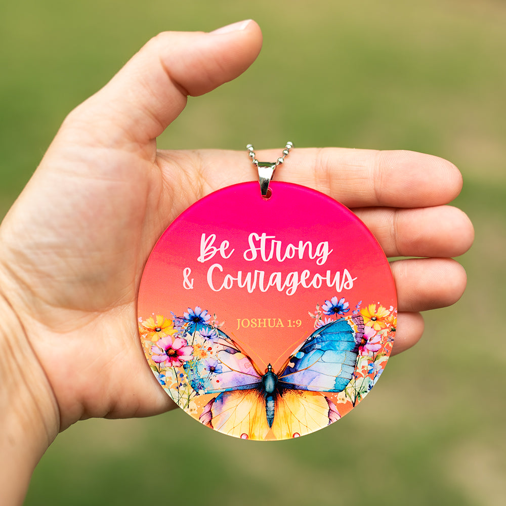 Be Strong Key Chain, Rearview Mirror Ornament
