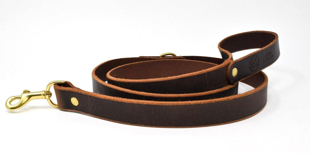 Full Leather Dog Leash