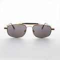 Narrow Rectangular Vintage PIlot Sunglass - Chipper