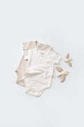 Two Pack Short Sleeve Bodysuit 100% Organic Cotton