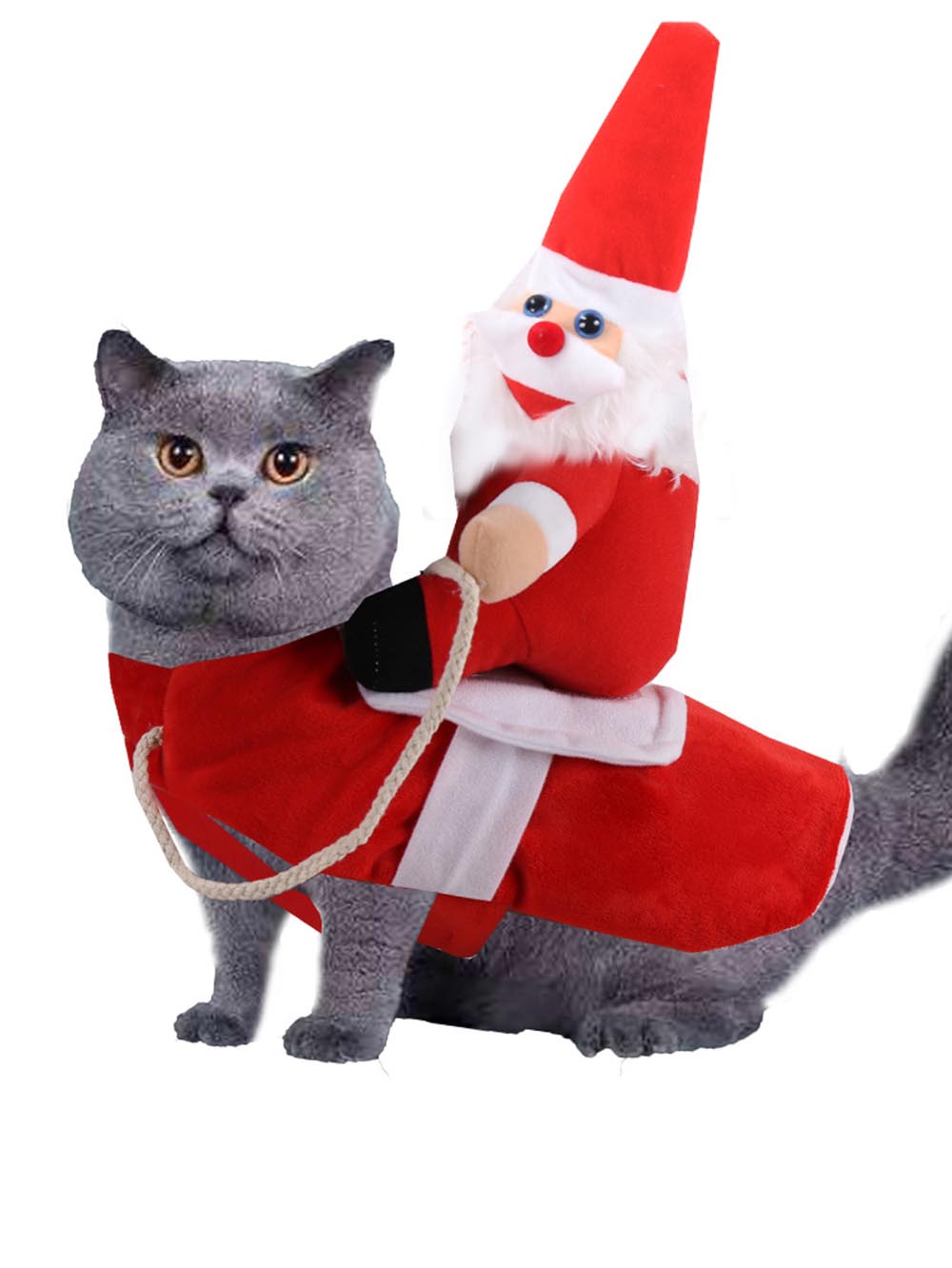 Christmas Dog Costume – Santa Riding Reindeer Style | NCS