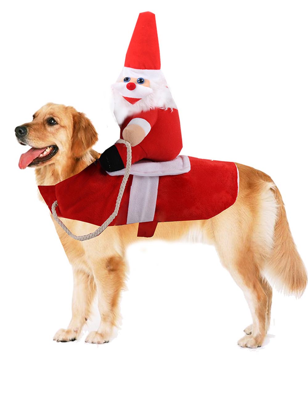 Christmas Dog Costume – Santa Riding Reindeer Style | NCS
