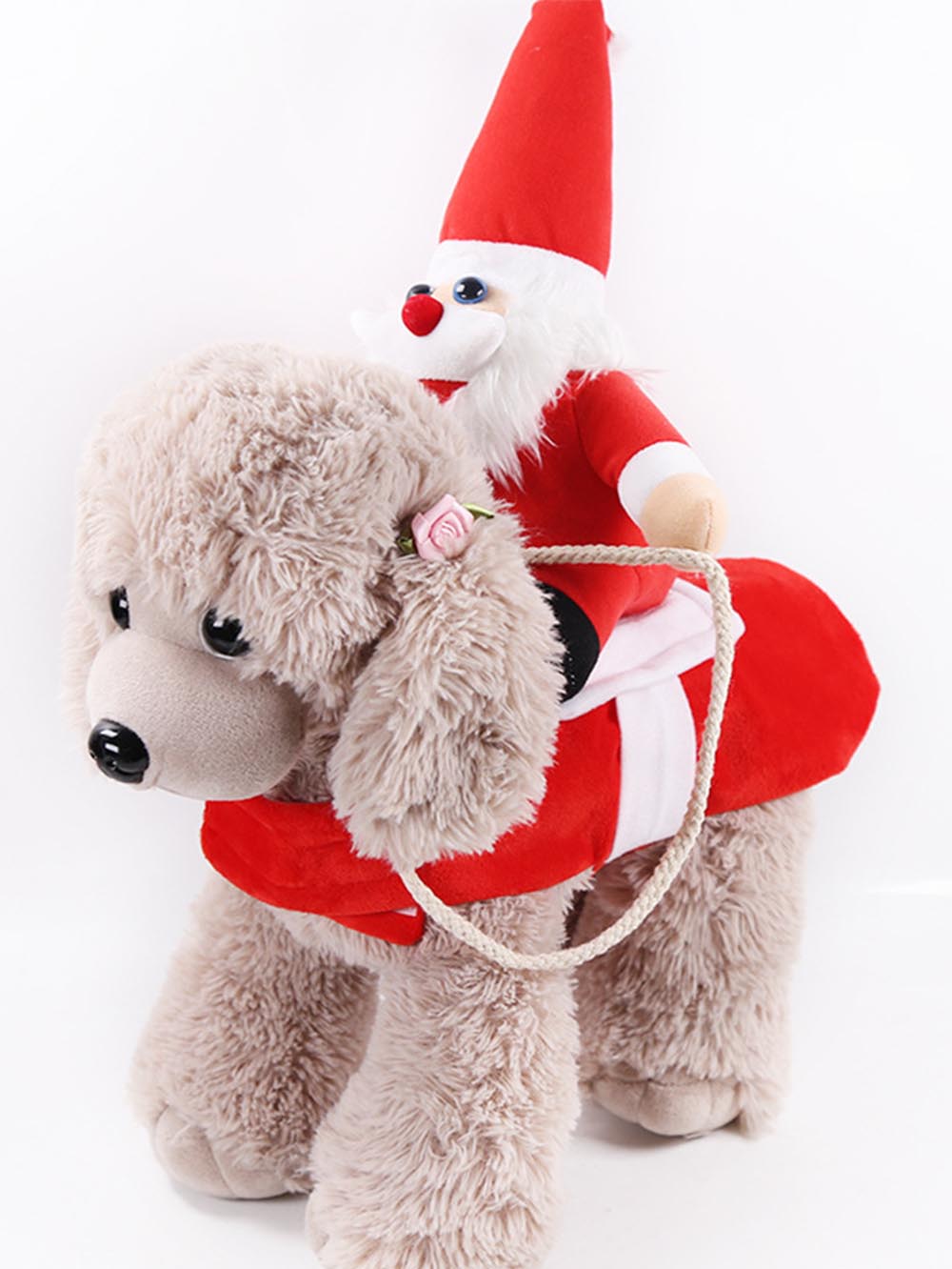 Christmas Dog Costume – Santa Riding Reindeer Style | NCS